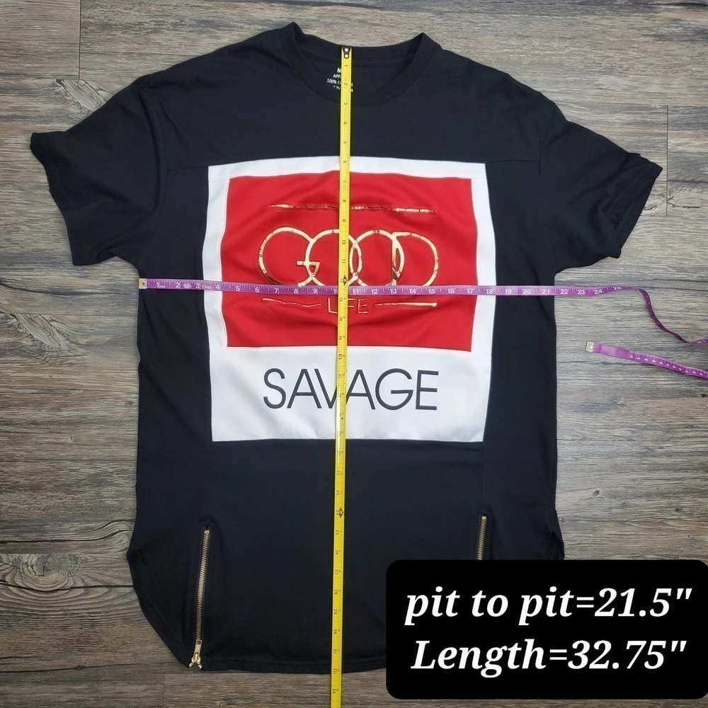 MJC Apparel Black Short Sleeves Zipper Casual Top - Picture 5 of 6